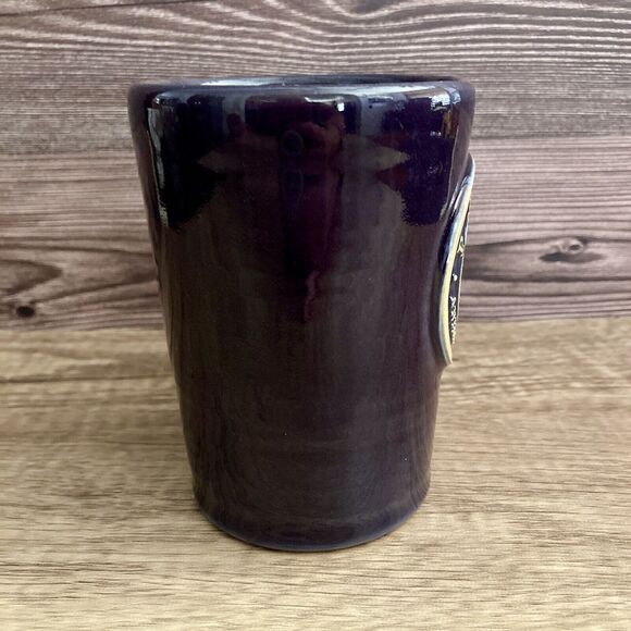 Deneen Pottery Mug Pixar Animation 2015 Abby Style Dark Purple Eggplant - Picture 3 of 10